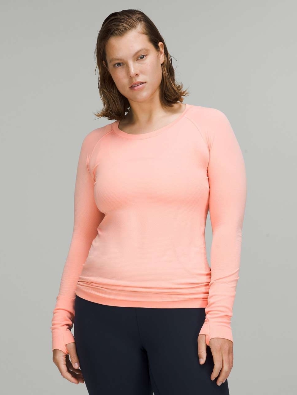 Lululemon Swiftly Tech Long Sleeve 2.0 Dew Pink Shirt 18